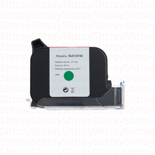 Картридж Маркиратора InkJet cartrige "Shtray" RJC12742 Green 42 ml